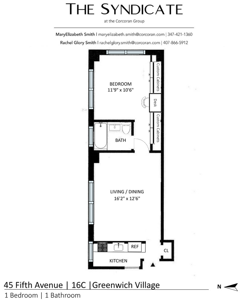 45 5TH Avenue 16C