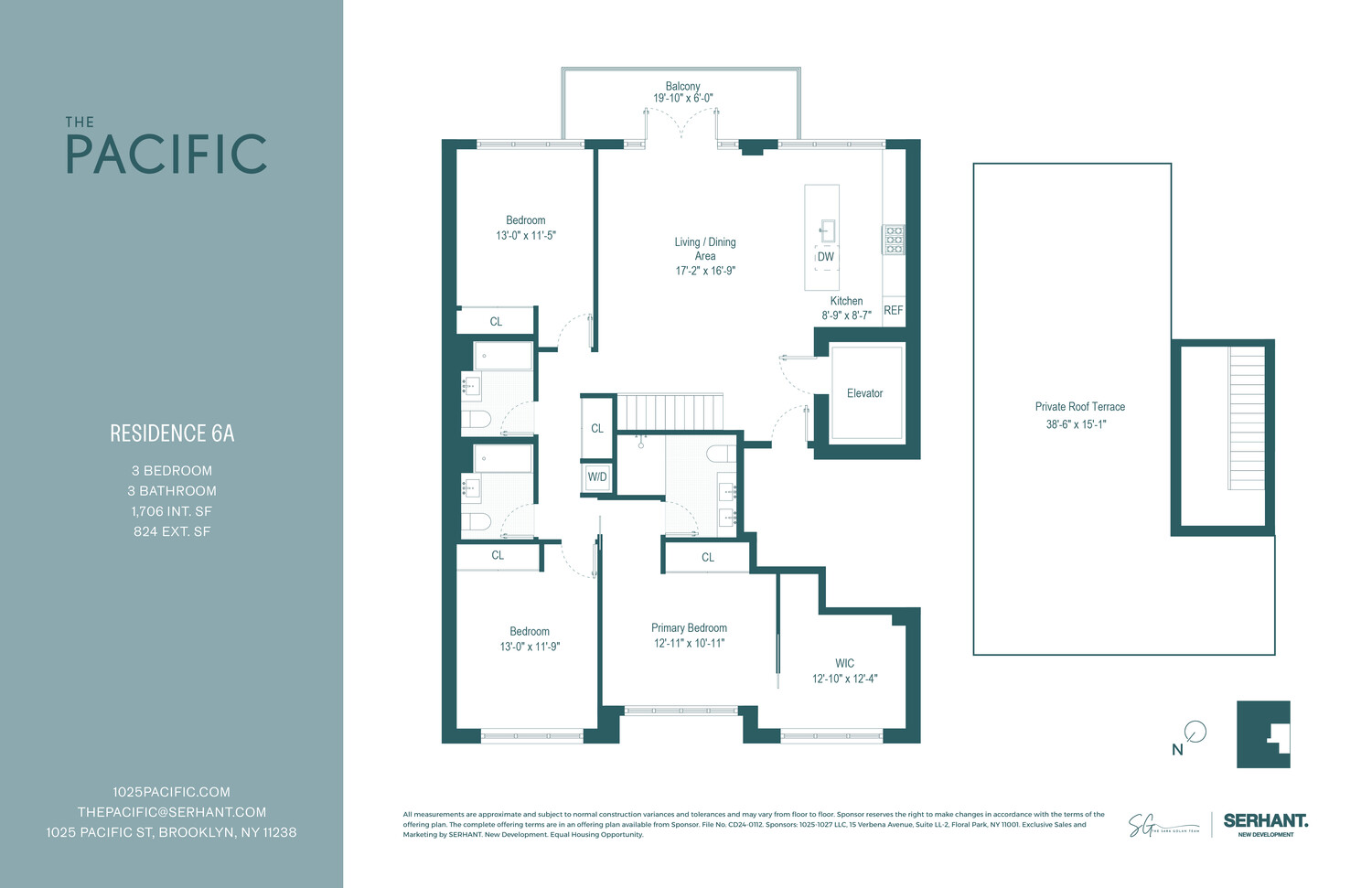 1025 PACIFIC Street PH6A