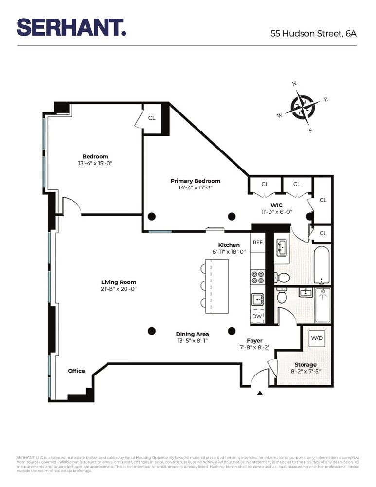 55 HUDSON Street 6A