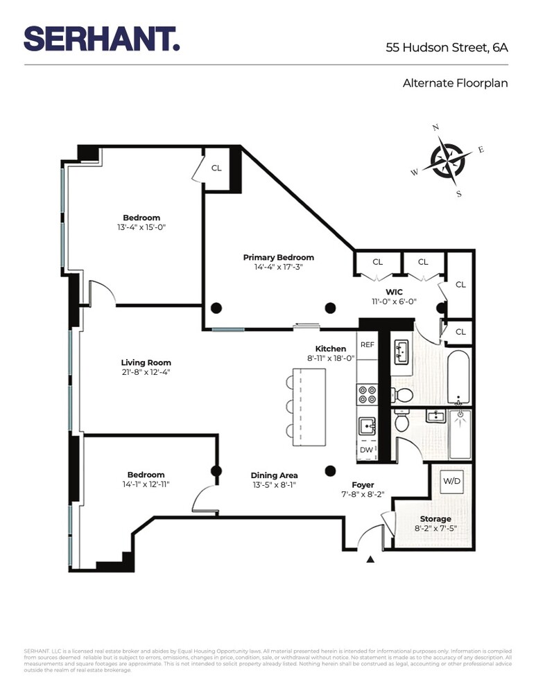 55 HUDSON Street 6A