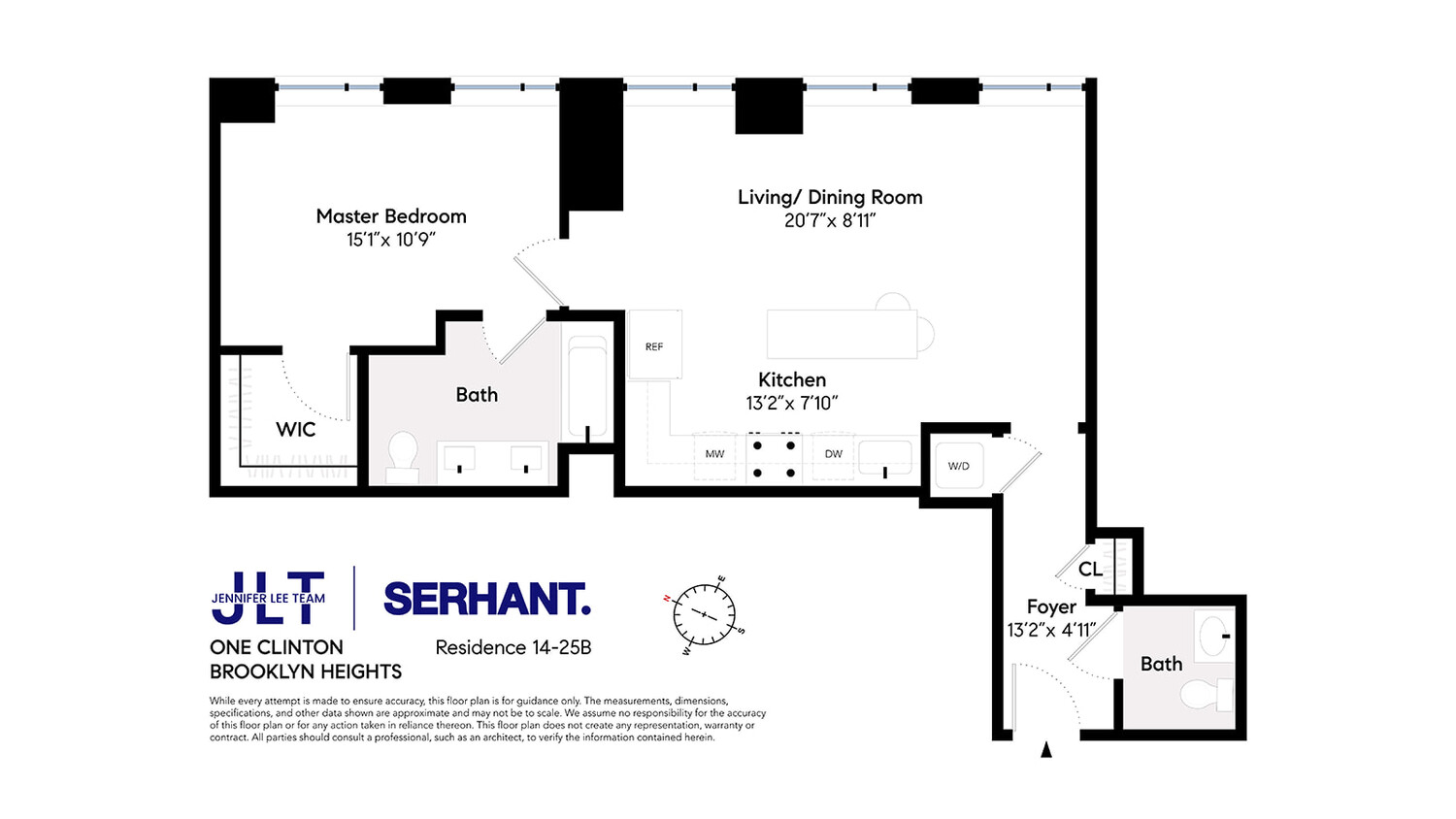 1 CLINTON Street 15B