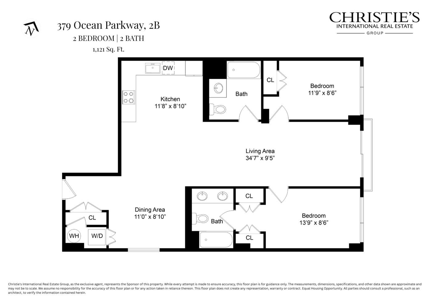 379 OCEAN Parkway 2B