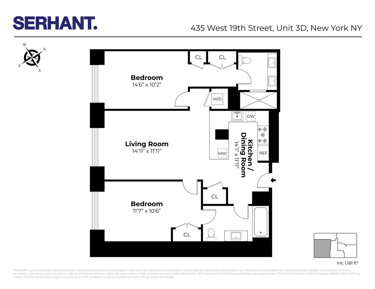 435 W 19TH Street 3D