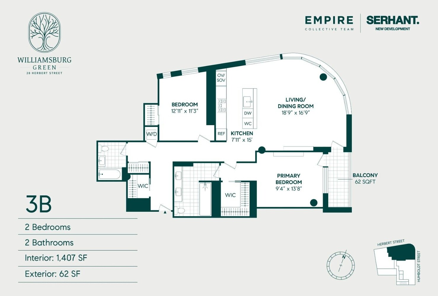 28 HERBERT Street 3B