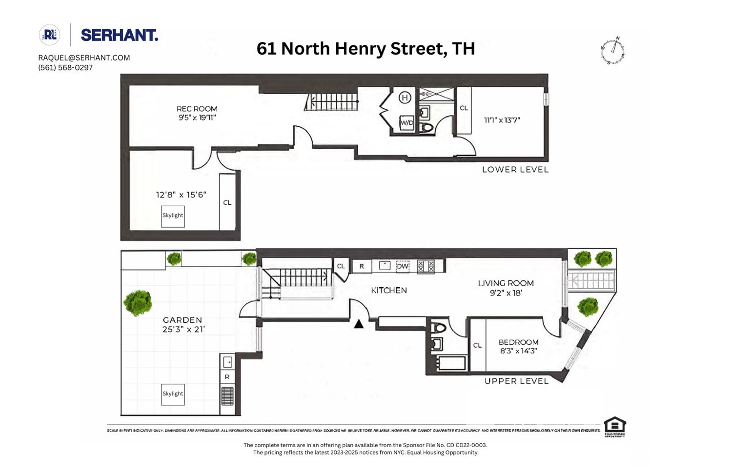 61 N HENRY Street GARDEN1