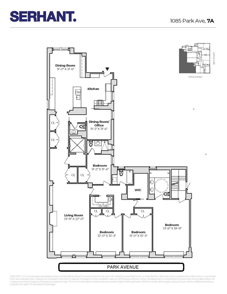1085 PARK Avenue 7A