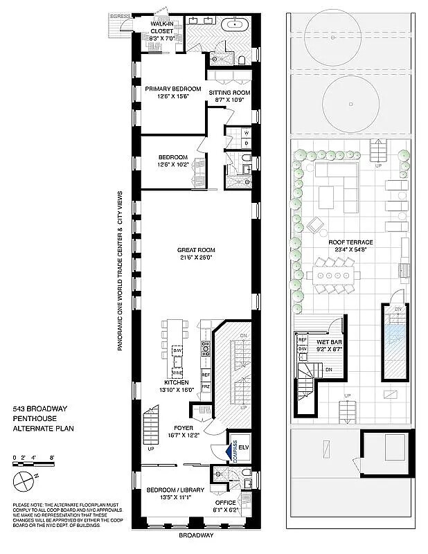 543 BROADWAY PH | SoHo Cast-Iron Penthouse Loft for Sale