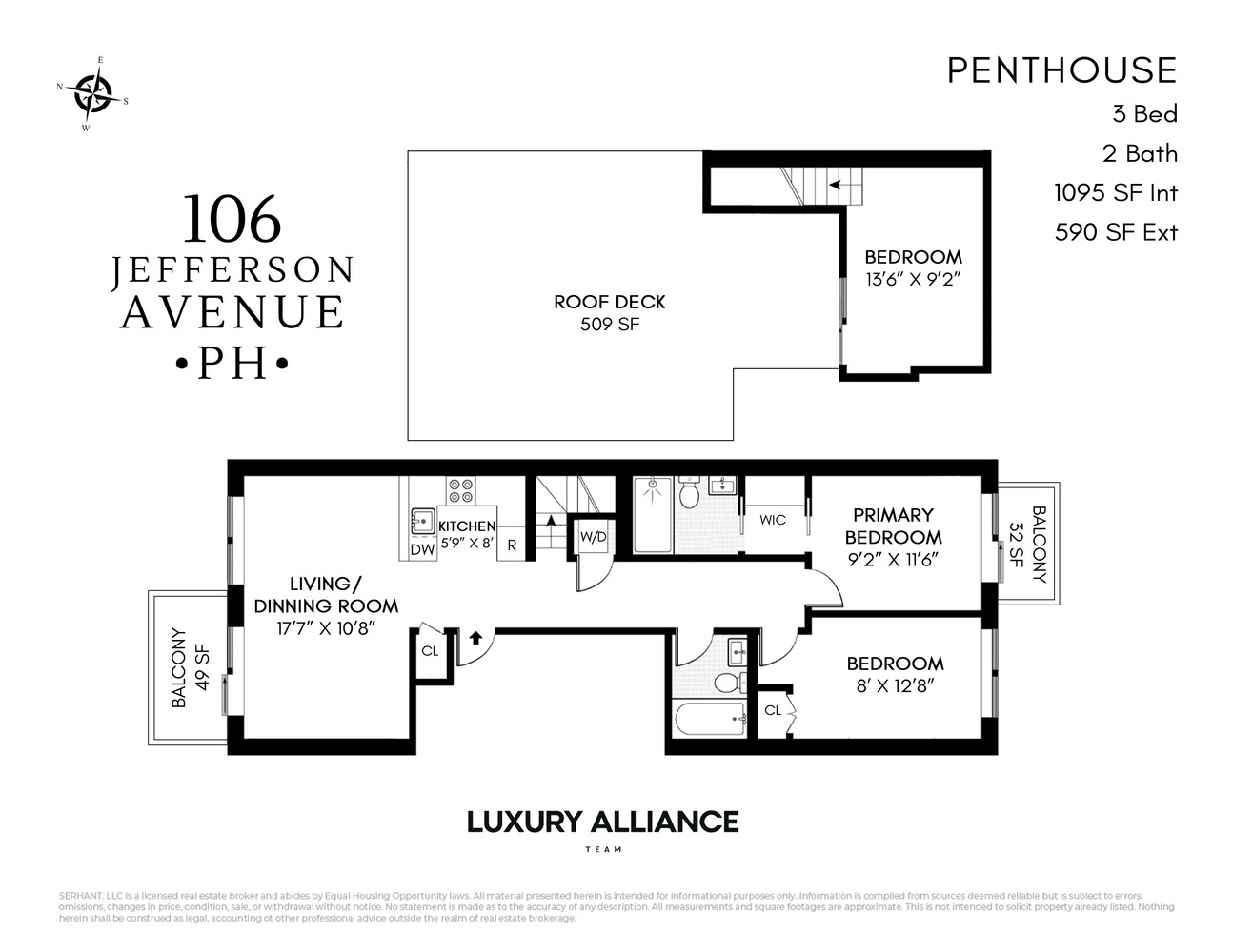 106 JEFFERSON Avenue PH