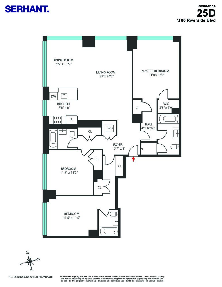 100 RIVERSIDE Boulevard 25D