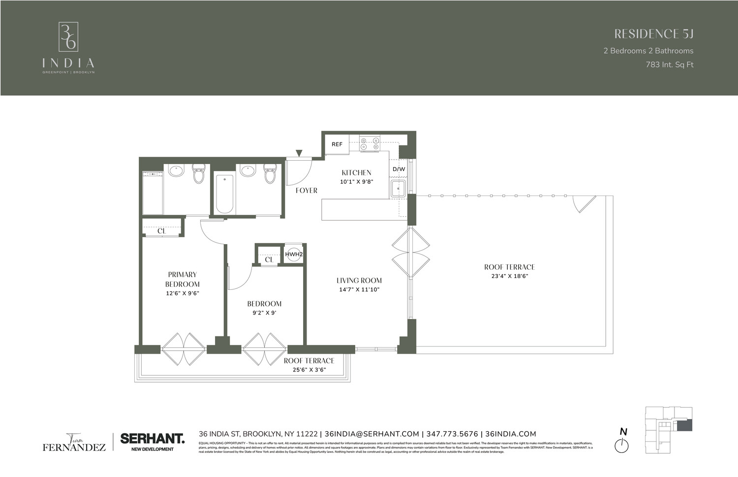 36 INDIA Street 5J