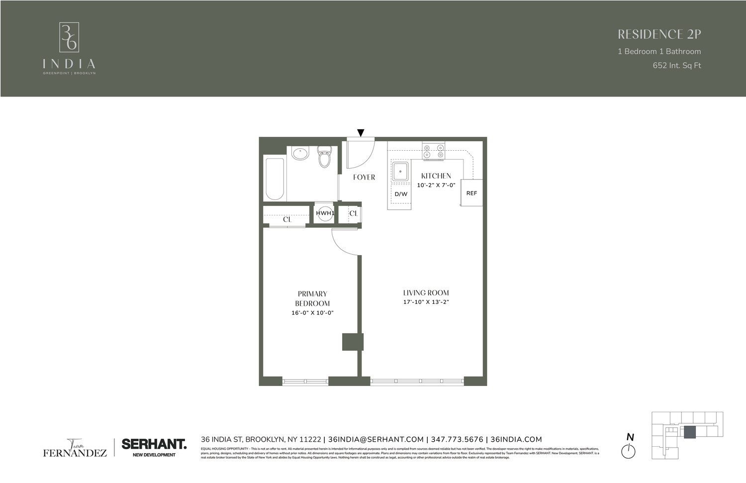 36 INDIA Street 2P