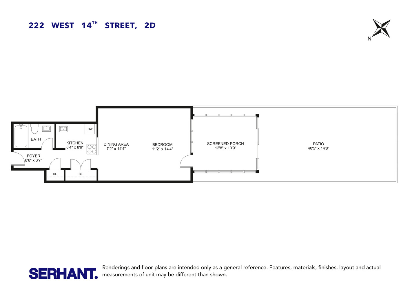 222 W 14TH Street 2D