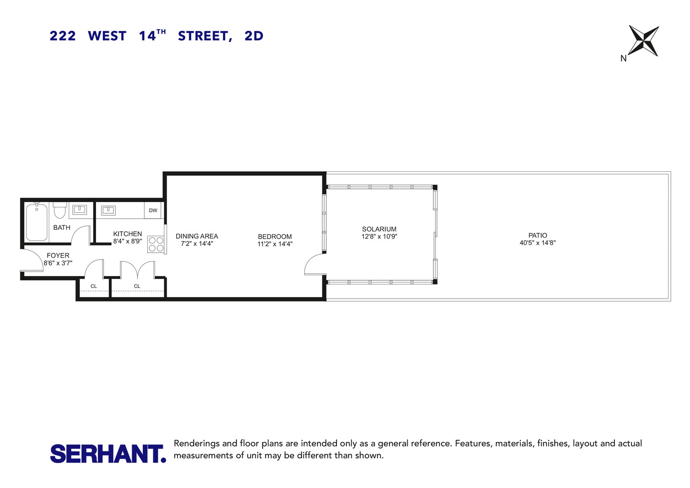 222 W 14TH Street 2D