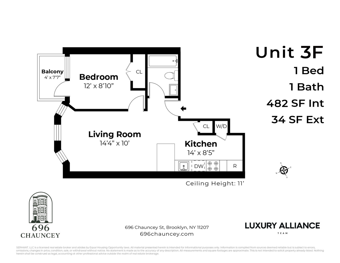 696 CHAUNCEY Street 3F