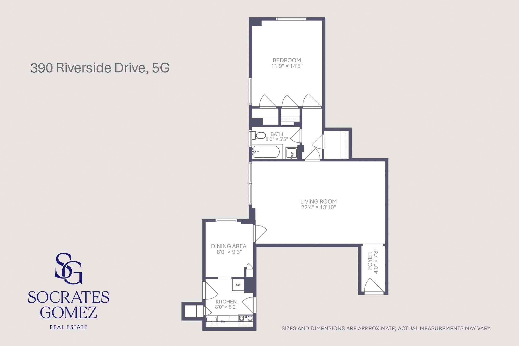 390 Riverside Drive 5-G