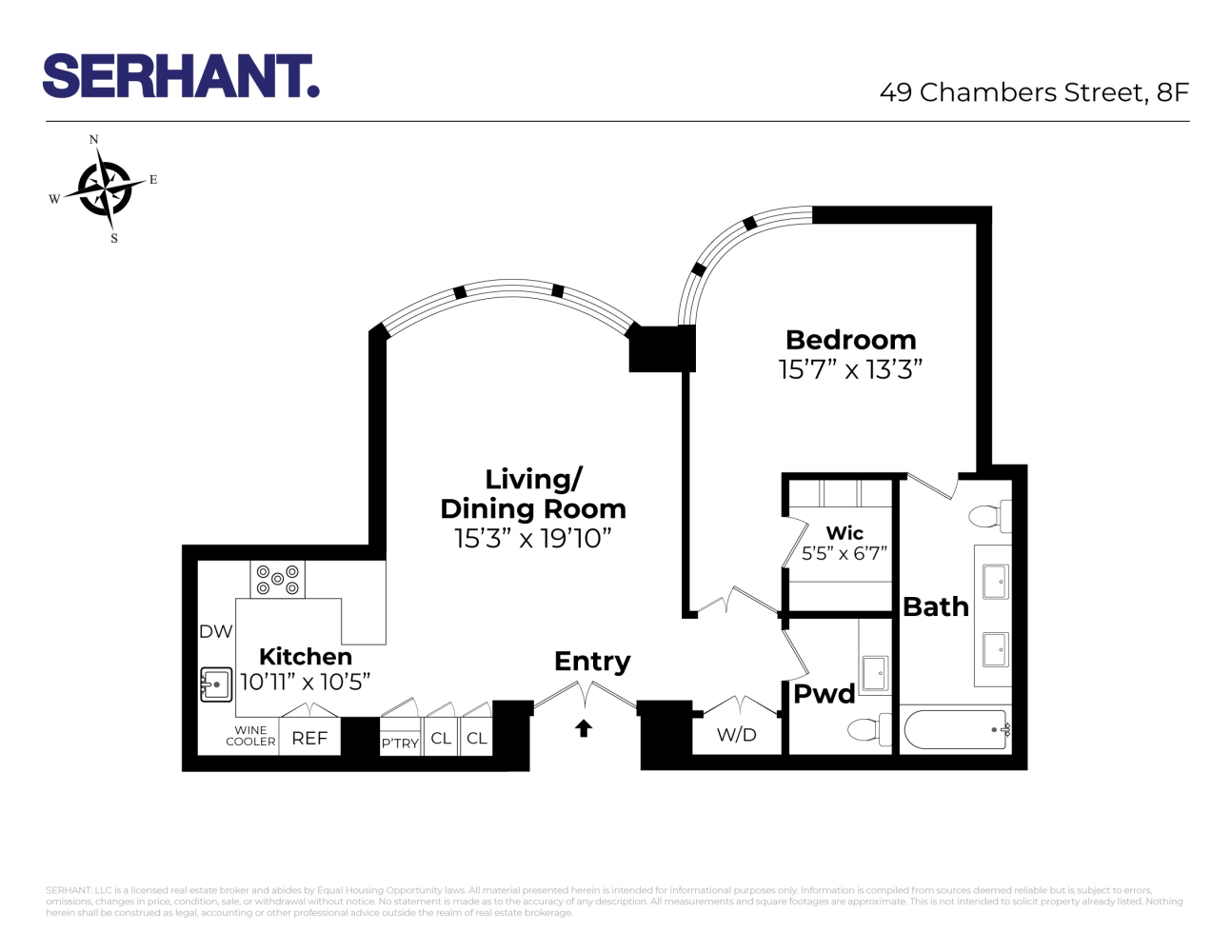 49 CHAMBERS Street 8F