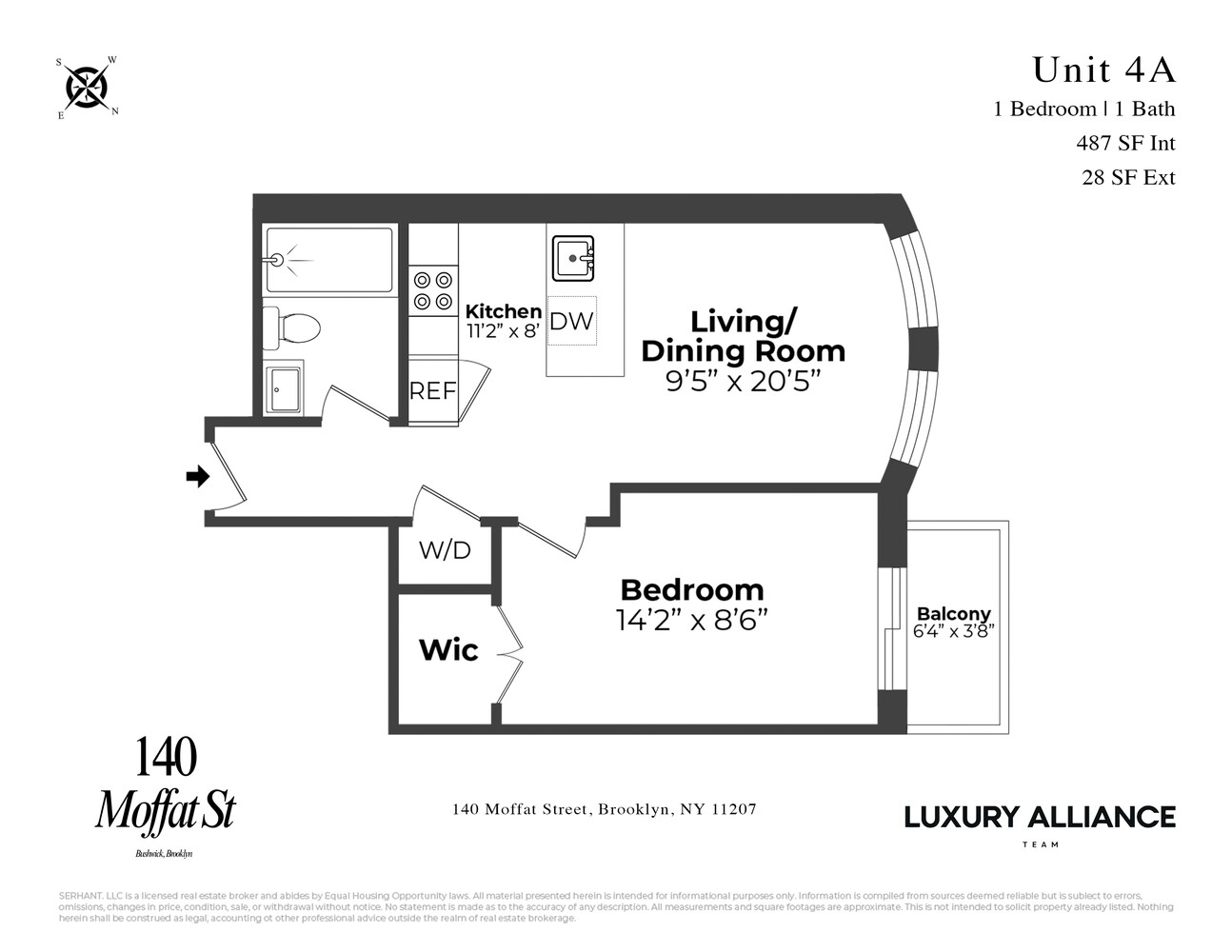140 MOFFAT Street 4A