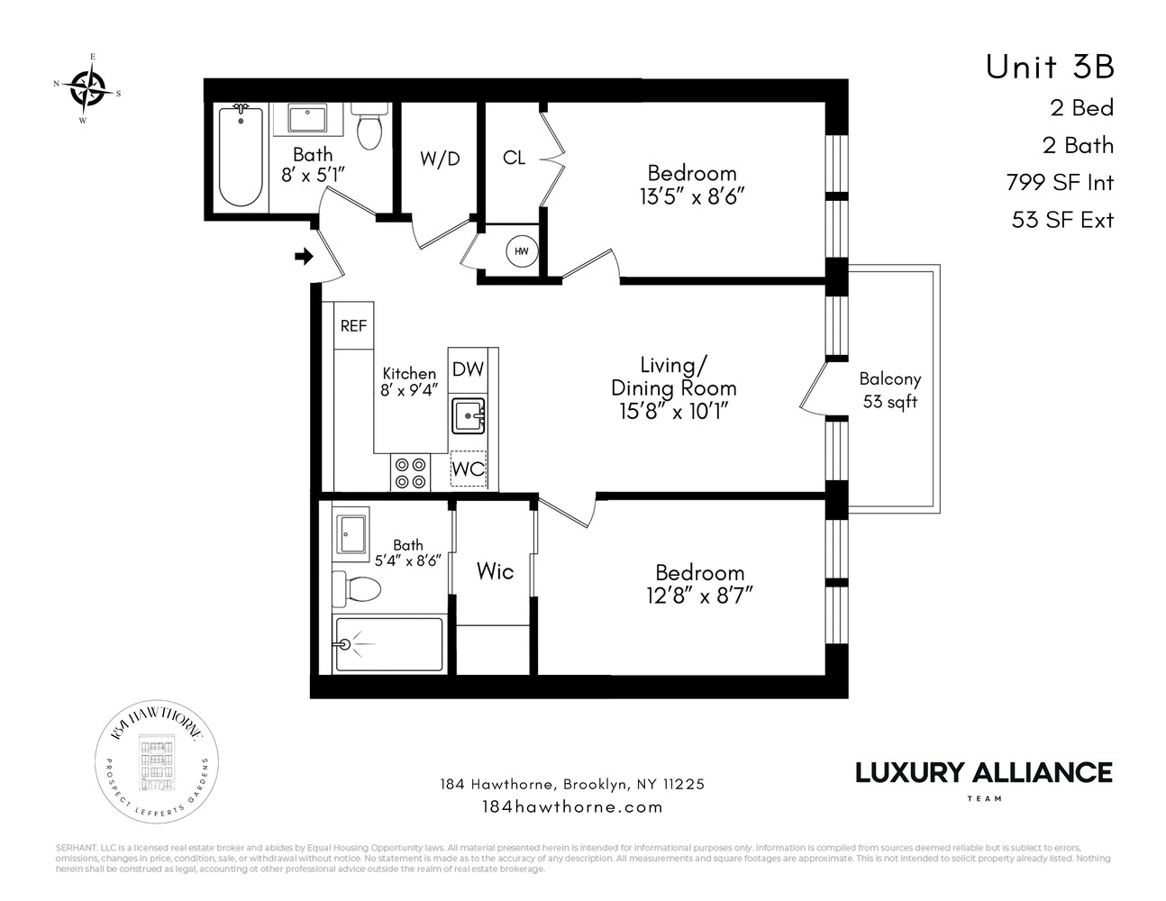 184 HAWTHORNE Street 3B