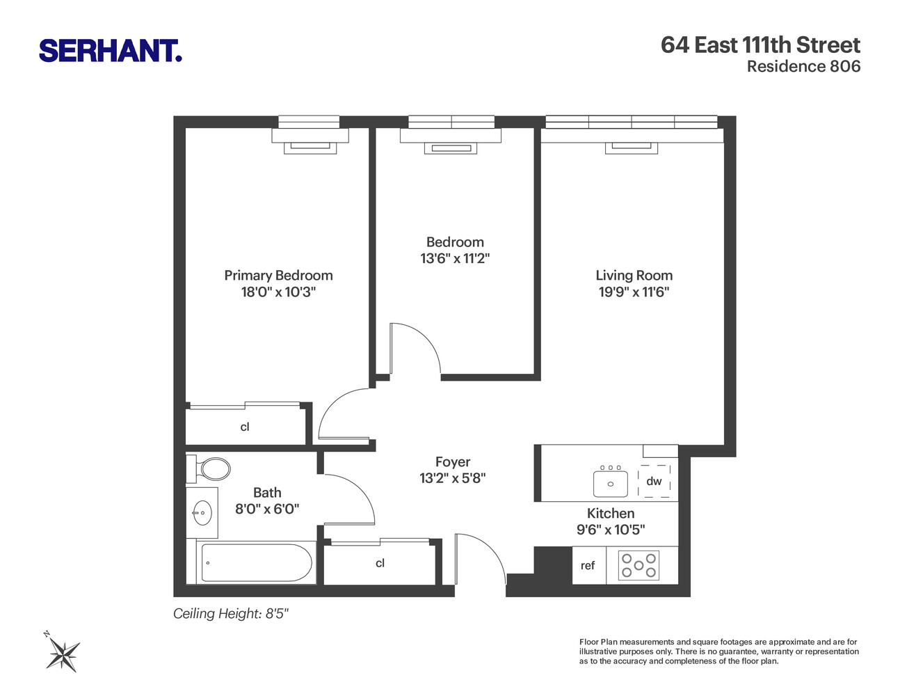 64 E 111TH Street 806