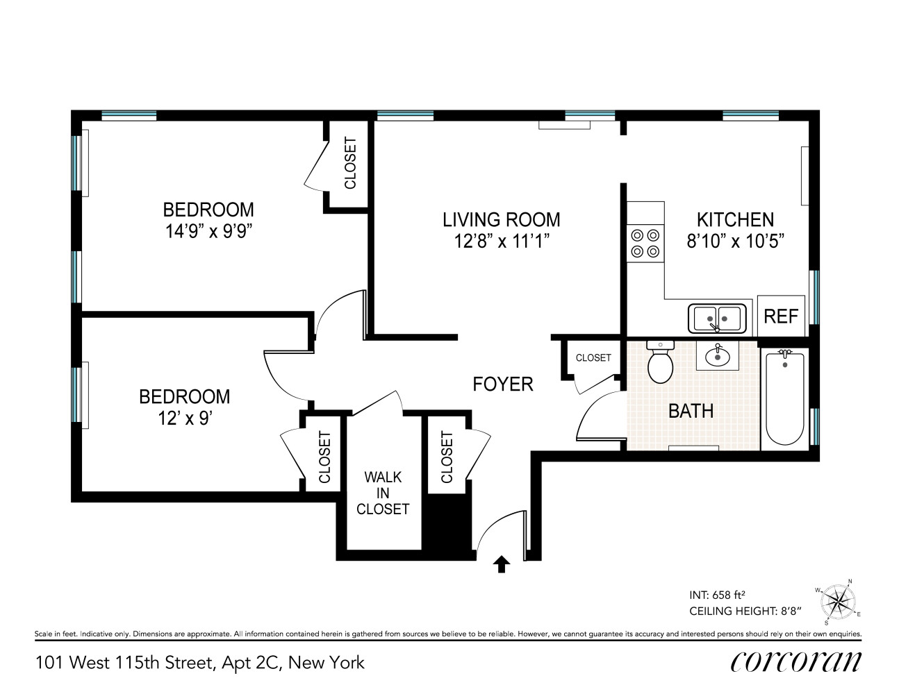 101 W 115TH Street 2C