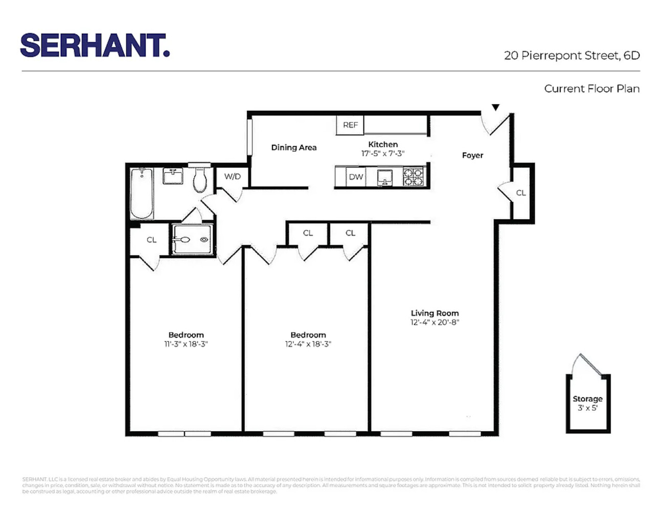 20 PIERREPONT Street 6D