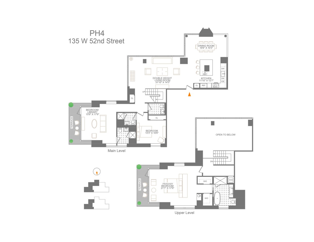 135 W 52ND Street PH4