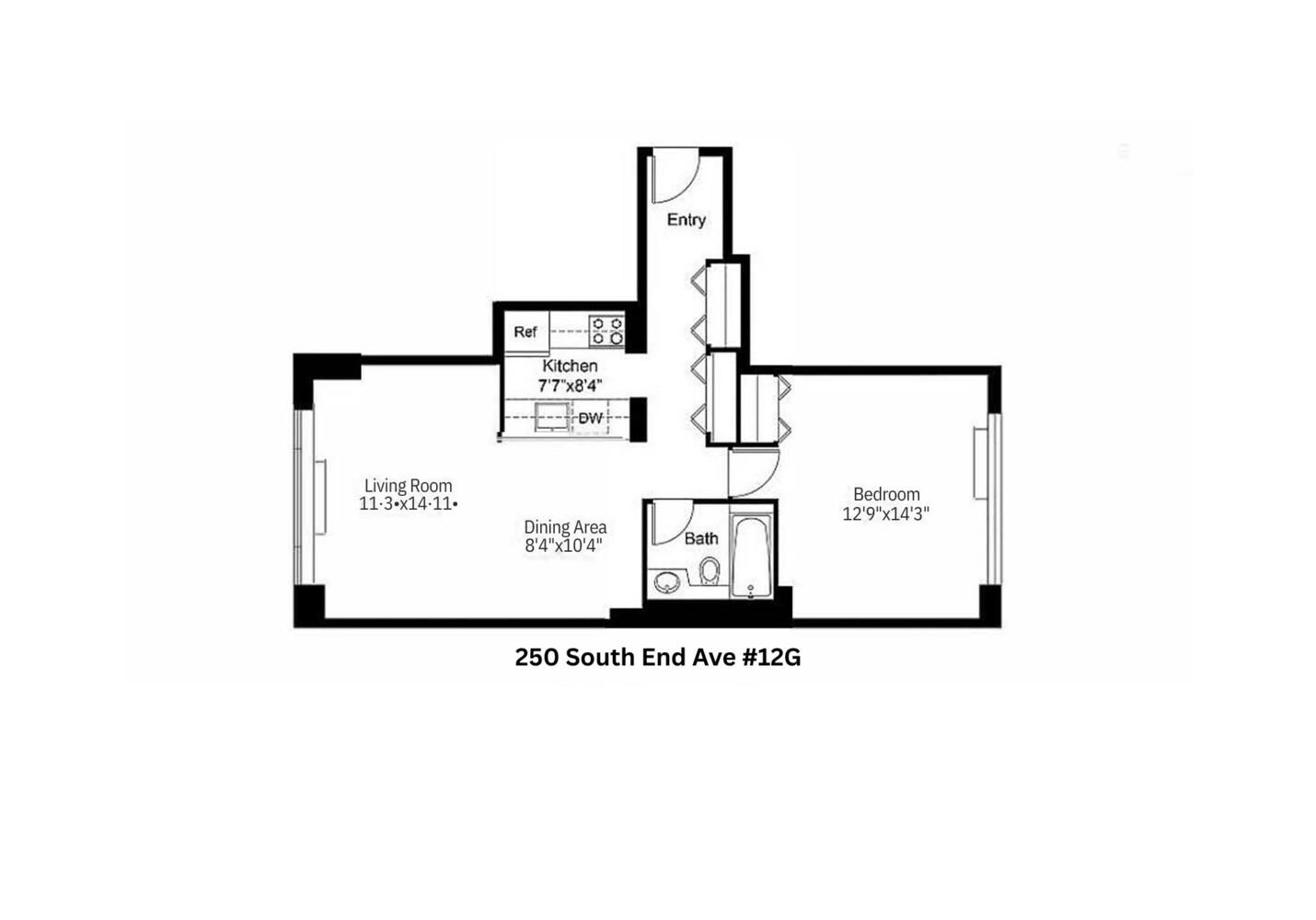 250 S END Avenue 12G