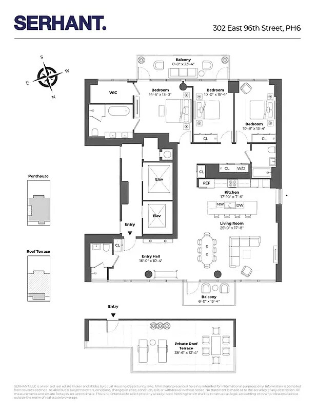 302 E 96TH Street PH6