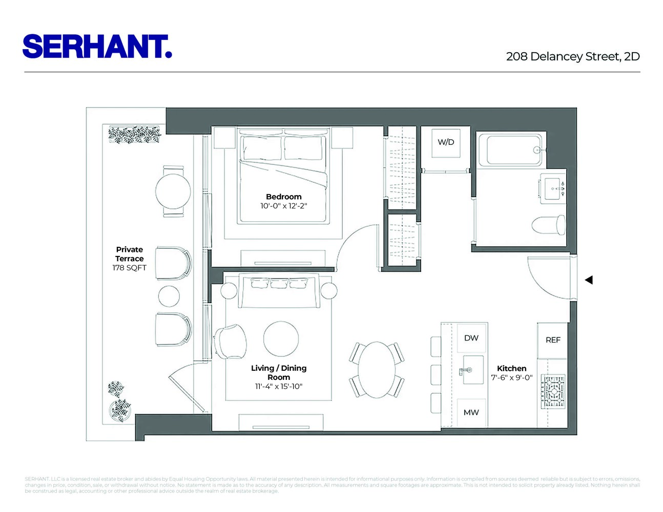 208 DELANCEY Street 2D