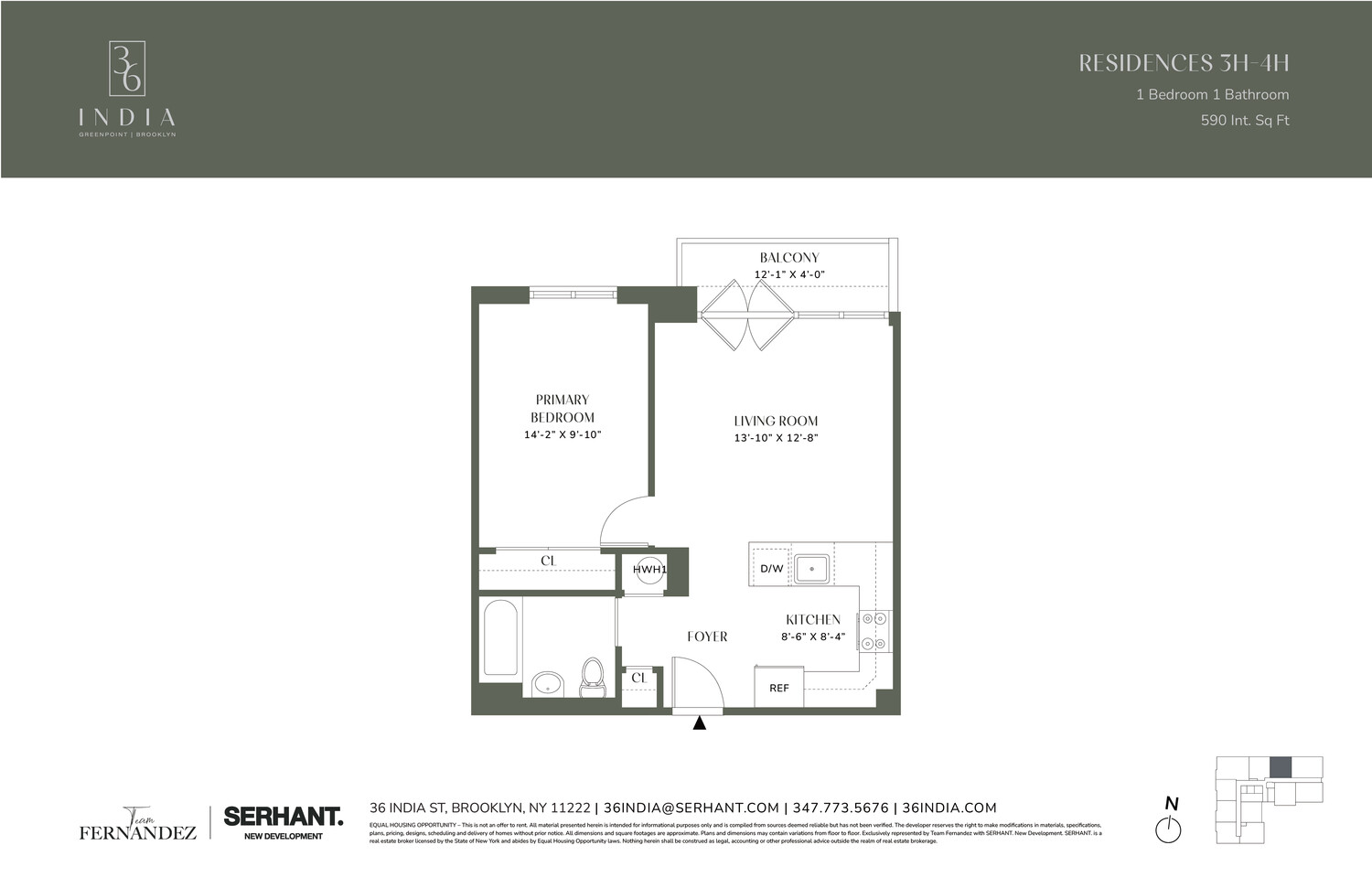 36 INDIA Street 3H