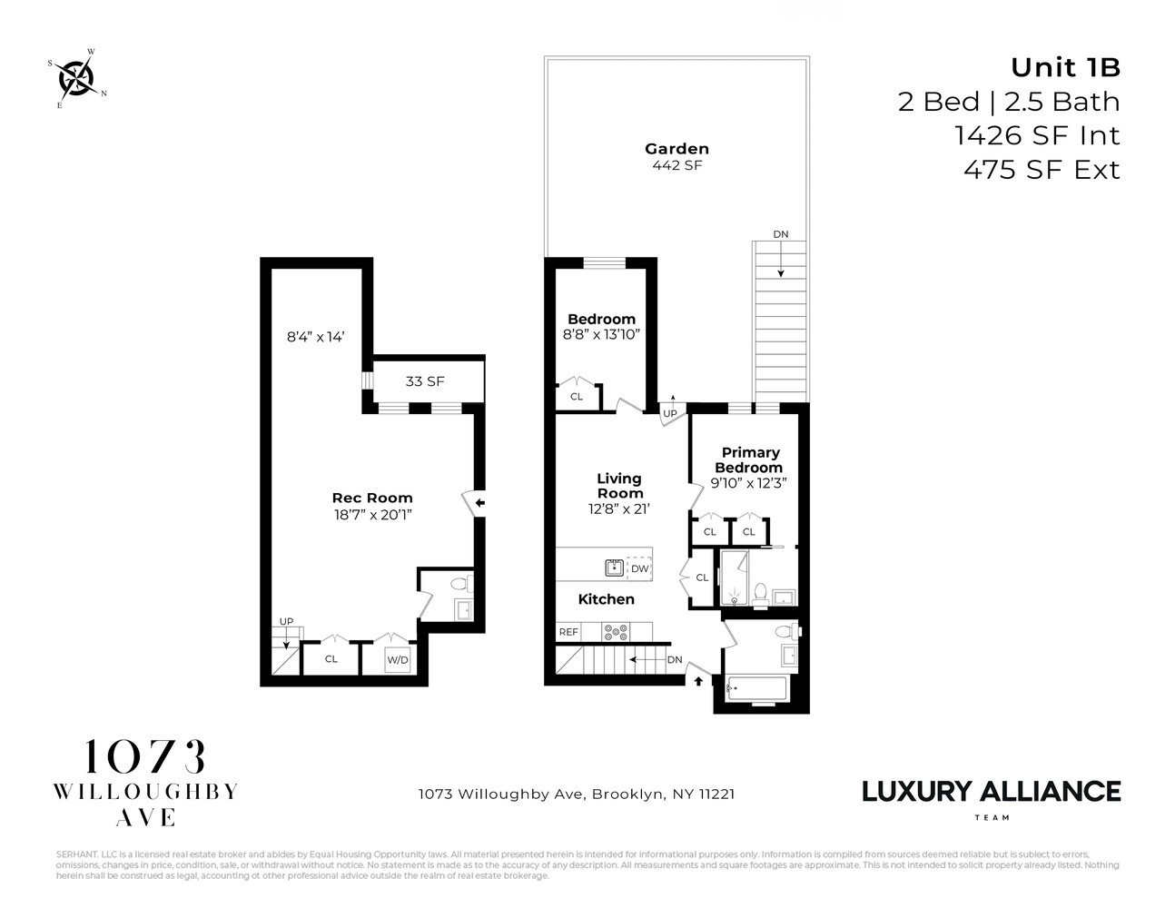 1073 WILLOUGHBY Avenue 1B