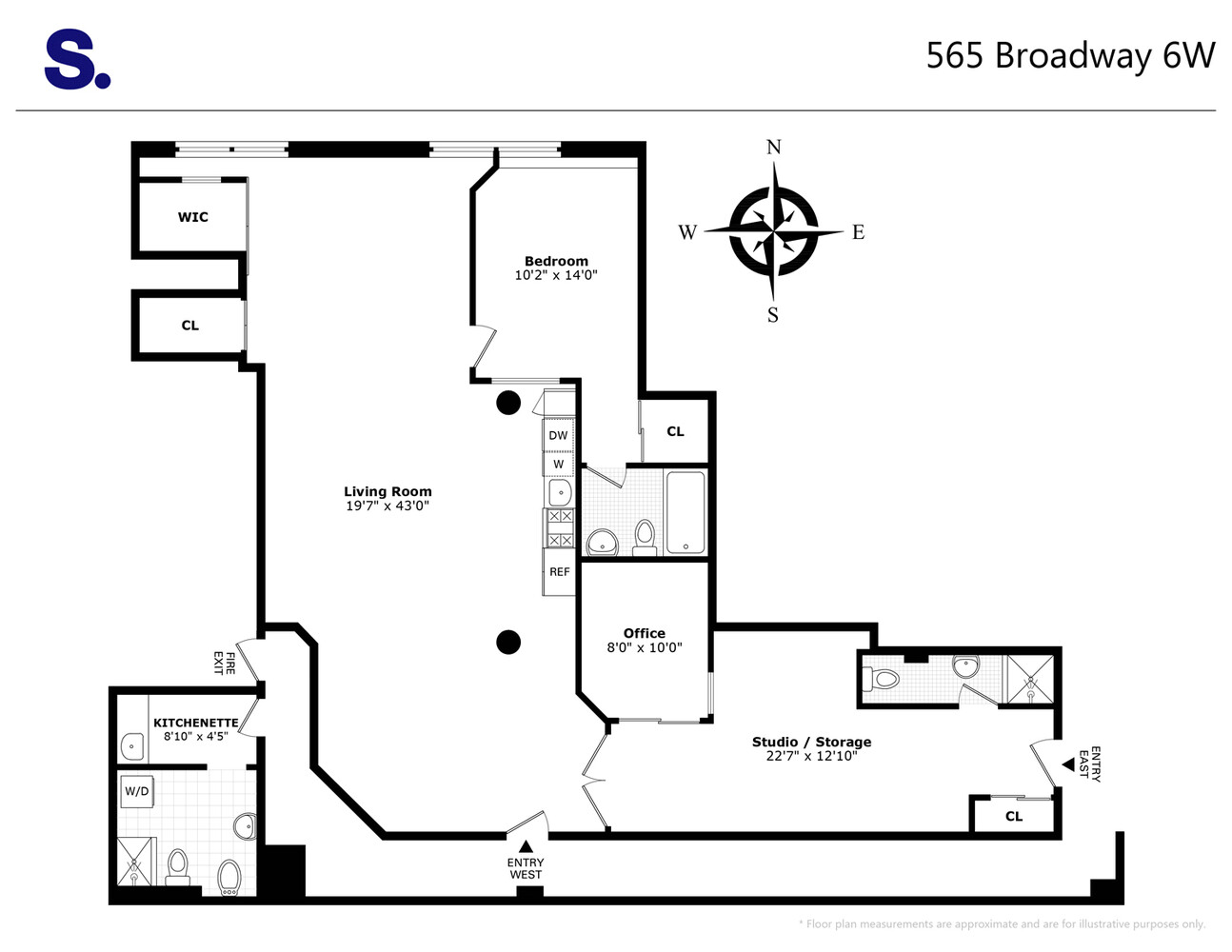565 BROADWAY 6W