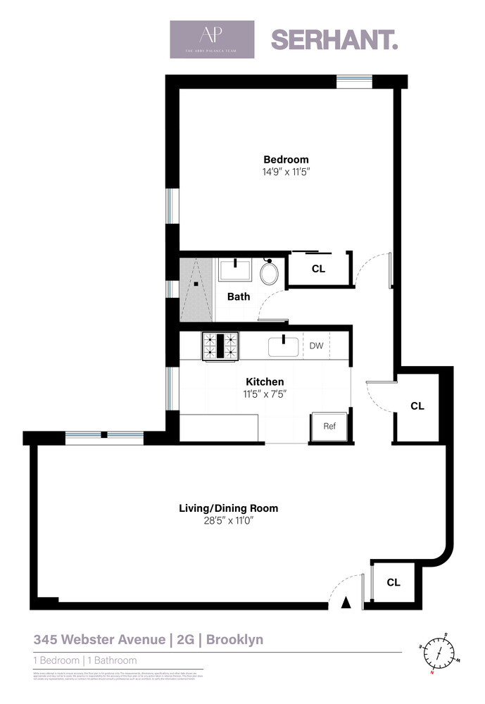 345 WEBSTER Avenue 2G