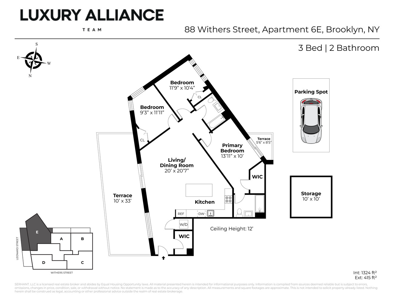 88 WITHERS Street 6E