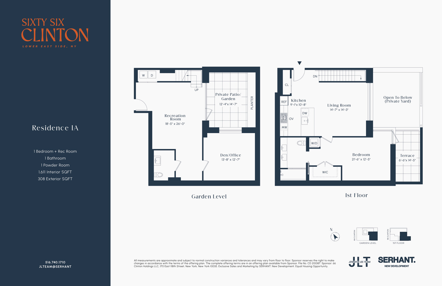 66 CLINTON Street MAISONETTE