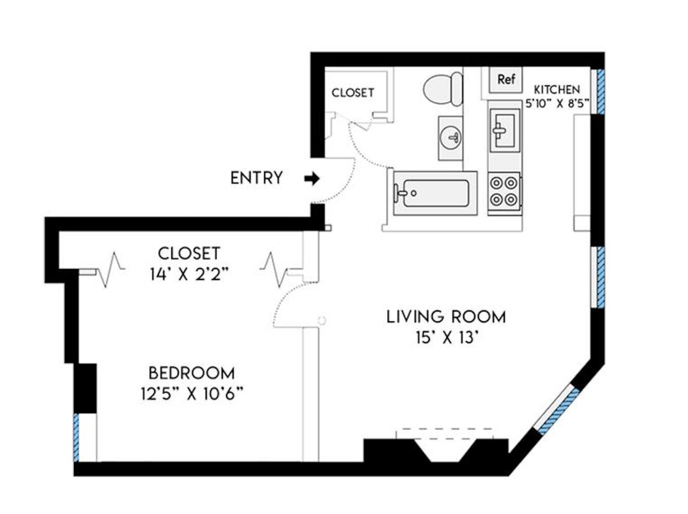 342 W 56TH Street 2F
