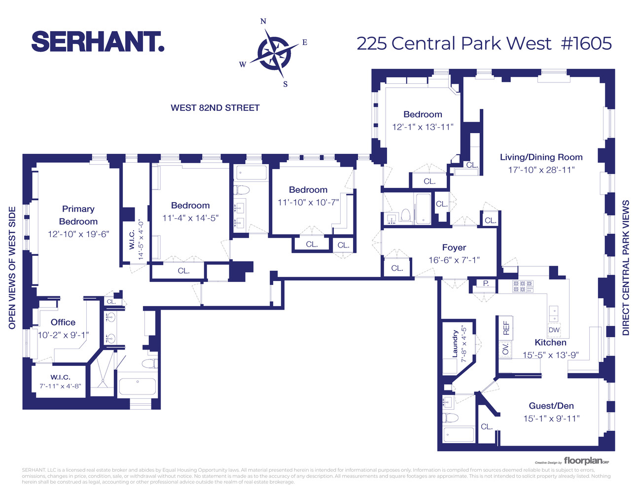 225 CENTRAL Park W 1605