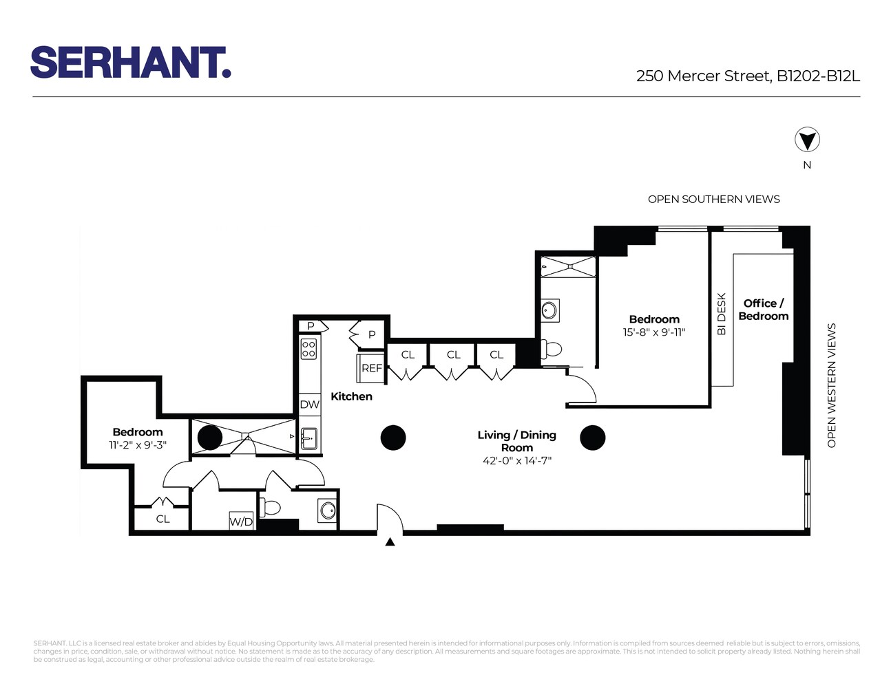 250 MERCER Street B1202/B12L