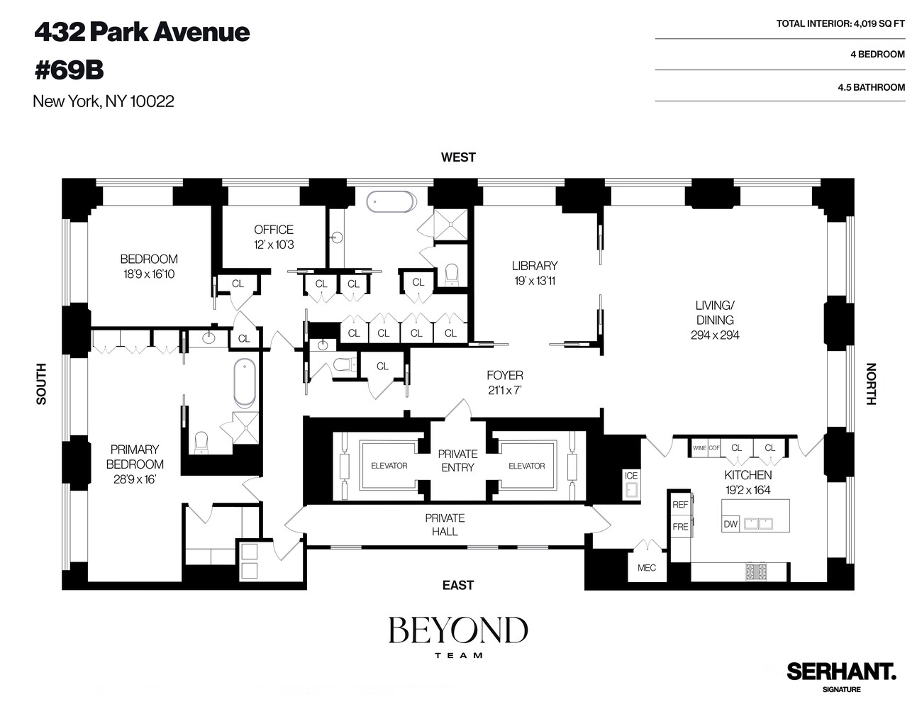 432 PARK Avenue 69B