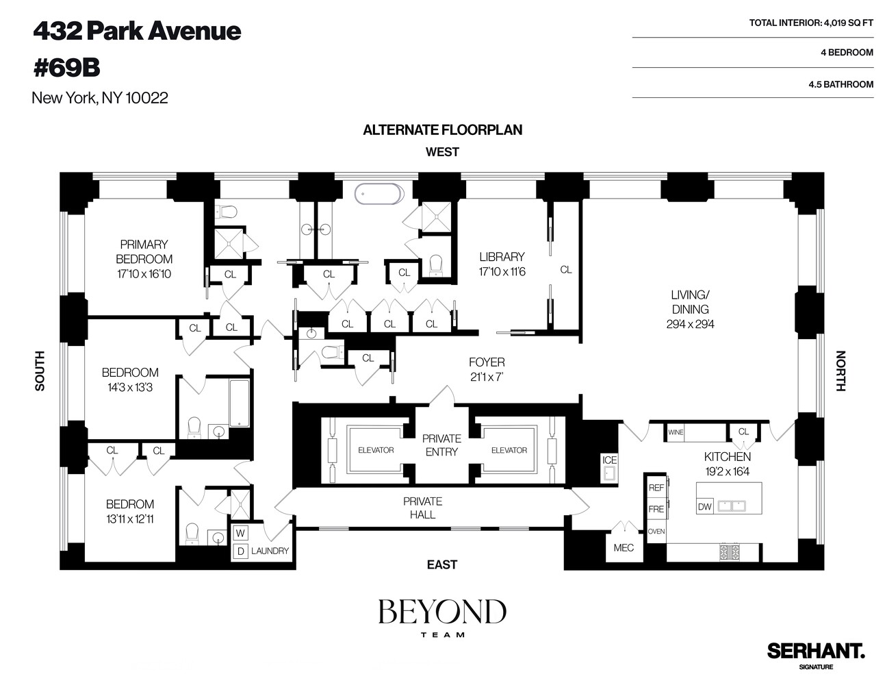 432 PARK Avenue 69B