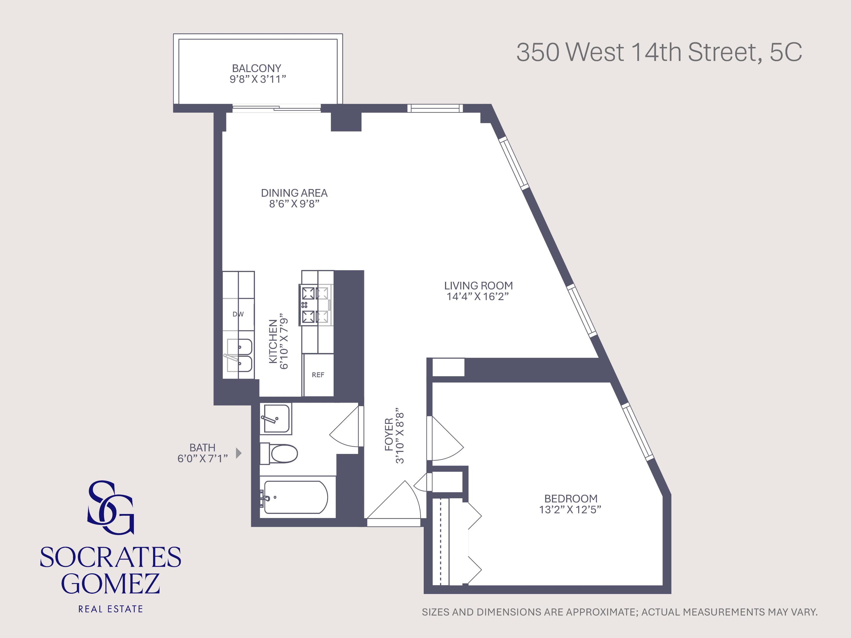 350 W 14th Street 5-C