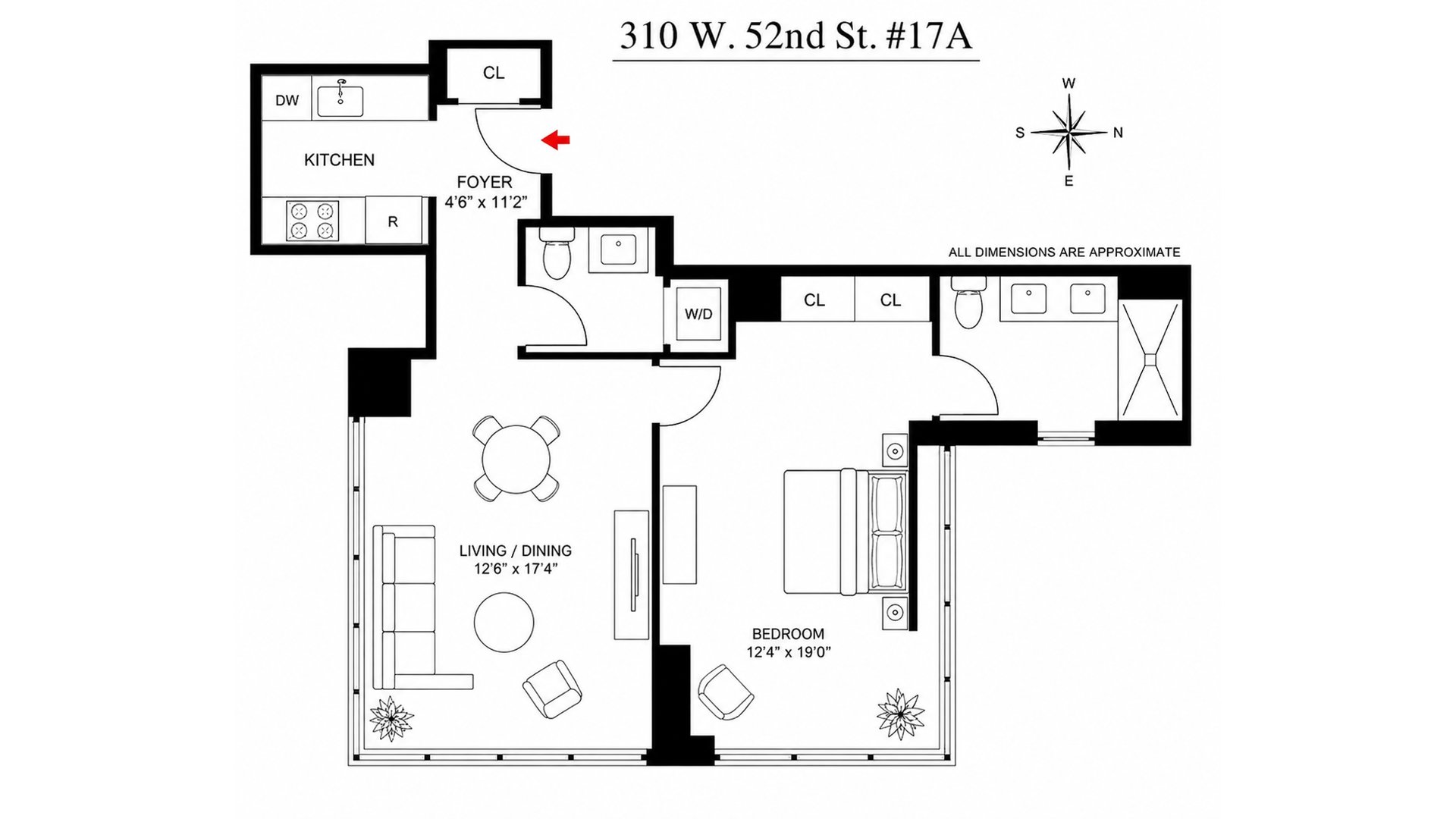 310 W 52ND Street 17A