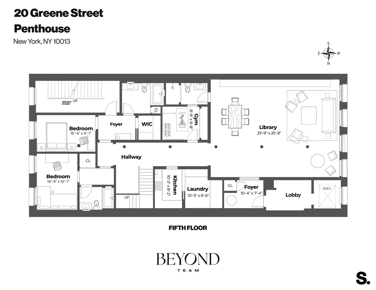20 GREENE Street PENTHOUSE