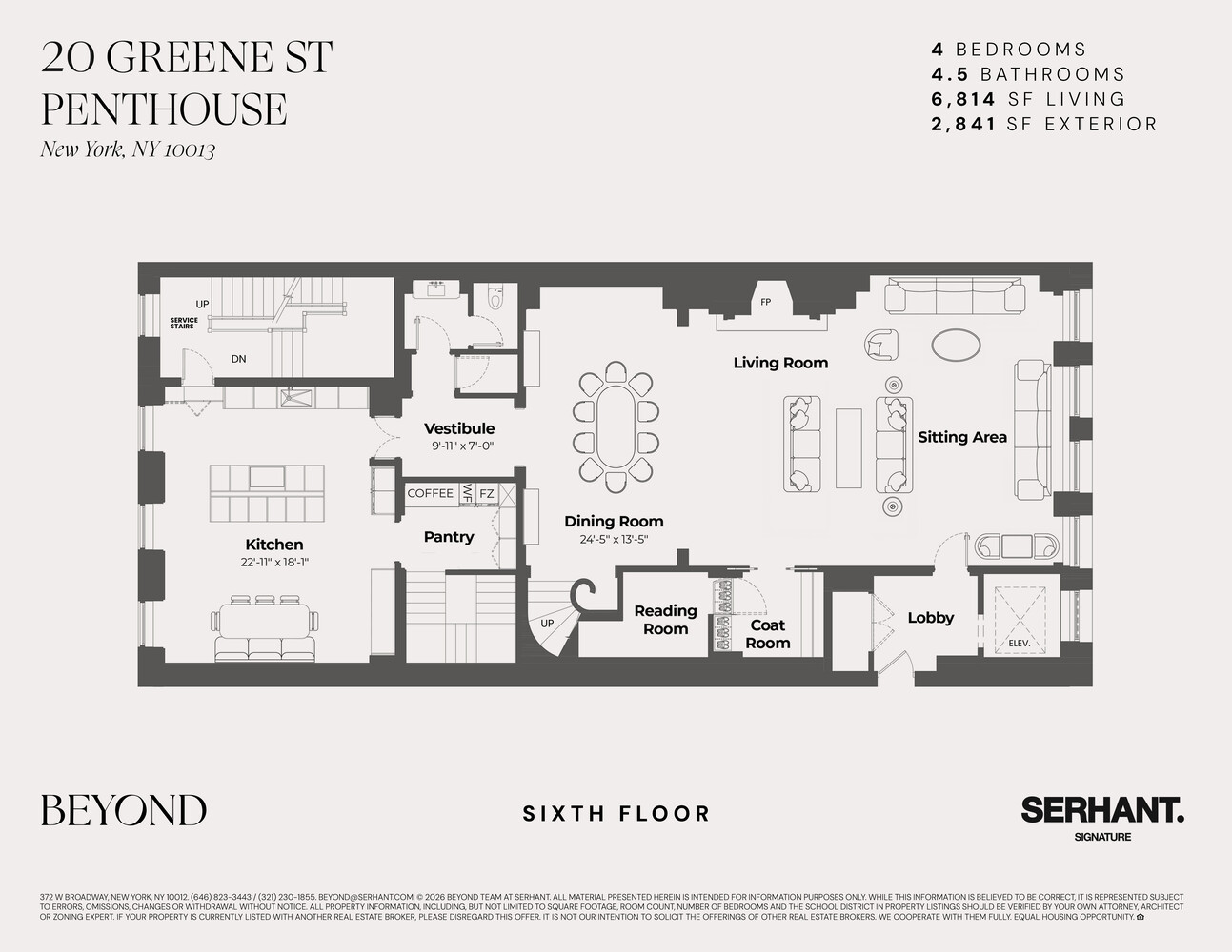 20 GREENE Street PENTHOUSE