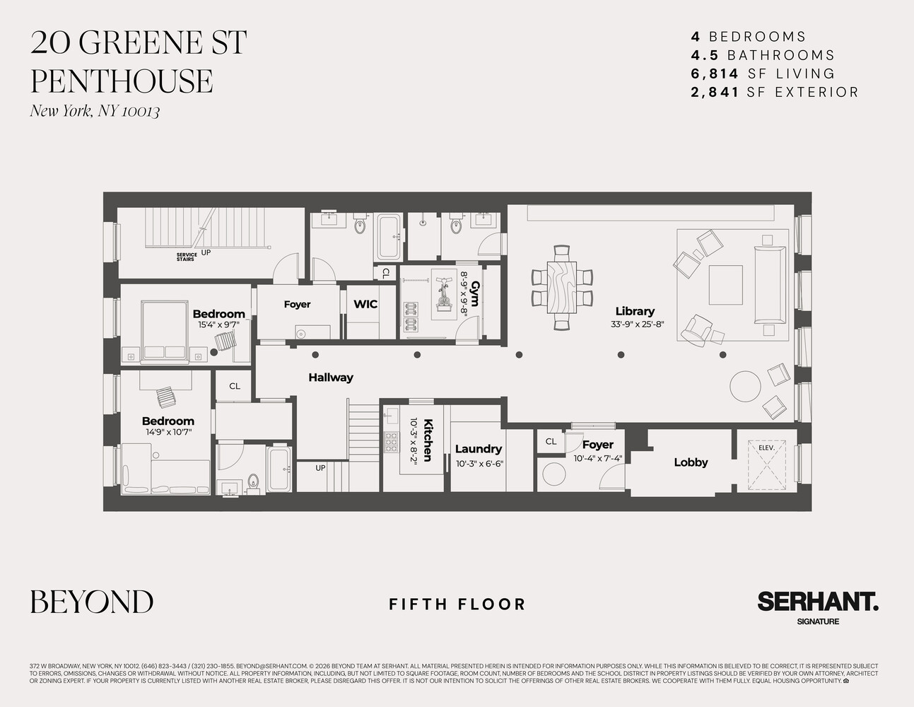 20 GREENE Street PENTHOUSE