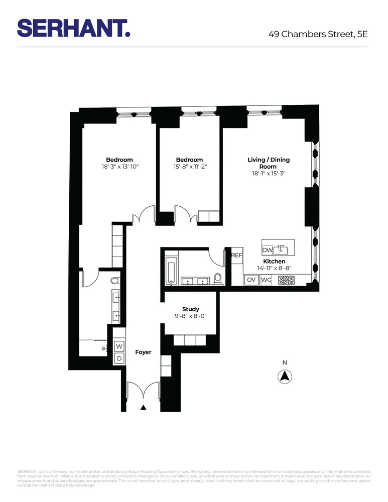 49 CHAMBERS Street 5E
