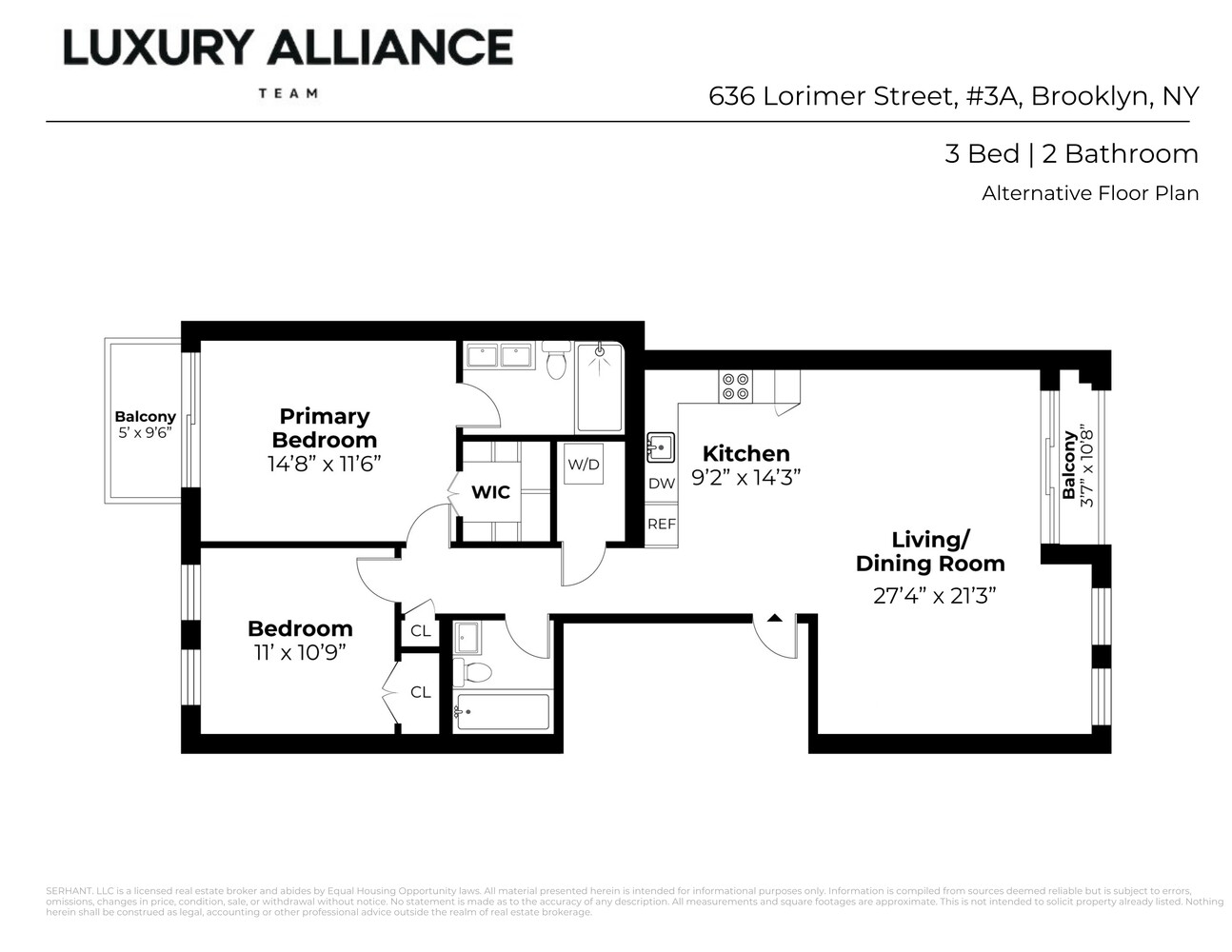 636 LORIMER Street 3A