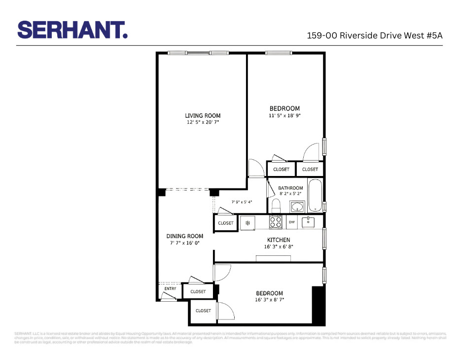 159-00 RIVERSIDE Drive W 5A