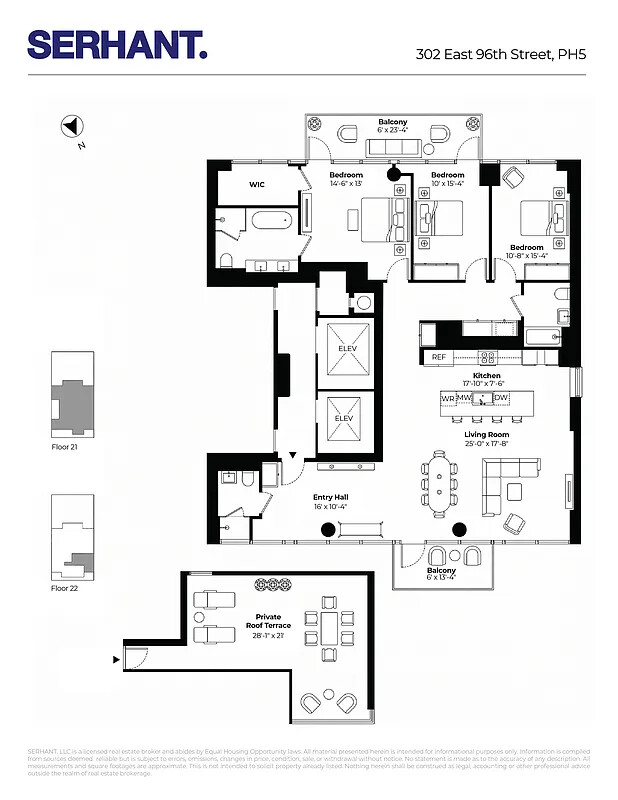 302 E 96TH Street PENTHOUSE