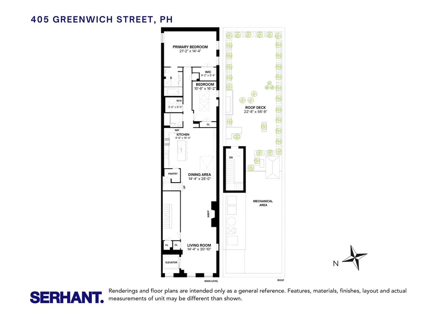 405 GREENWICH Street PH